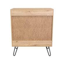 Organizador Concet, Cafe claro y Wengue, con tres cajones