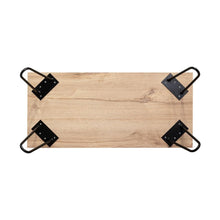 Organizador Concet, Cafe claro y Wengue, con tres cajones