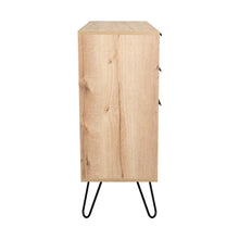 Organizador Concet, Cafe claro y Wengue, con tres cajones