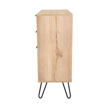 Organizador Concet, Cafe claro y Wengue, con tres cajones