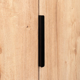 Closet Ali, Café Claro y Wengue, con Dos Puertas y Cajonera