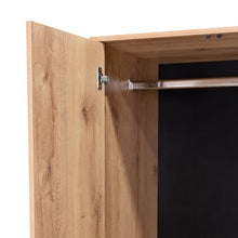 Closet Ali, Café Claro y Wengue, con Dos Puertas y Cajonera