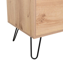 Closet Ali, Café Claro y Wengue, con Dos Puertas y Cajonera