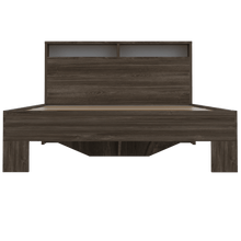 Cama Doble Besk, Avellana y Blanco, Incluye Tendido de Tablas