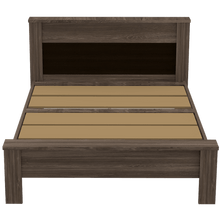 Cama Doble Cantabria, Avellana y Wengue, Incluye Tendido de Tablas Ideal