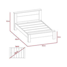 Cama Doble Cantabria, Avellana y Wengue, Incluye Tendido de Tablas Ideal