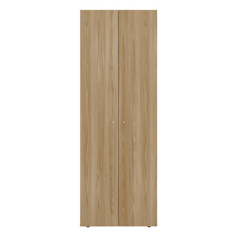 Closet Beico, Fresno y Blanco Duqueza, con dos Puertas Abatibles y cuatro entrepaños