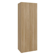 Closet Beico, Fresno y Blanco Duqueza, con dos Puertas Abatibles y cuatro entrepaños