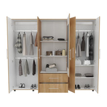 Closet Grays, Fresno Europeo y Blanco Duqueza, puerta con Espejo