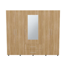 Closet Grays, Fresno Europeo y Blanco Duqueza, puerta con Espejo