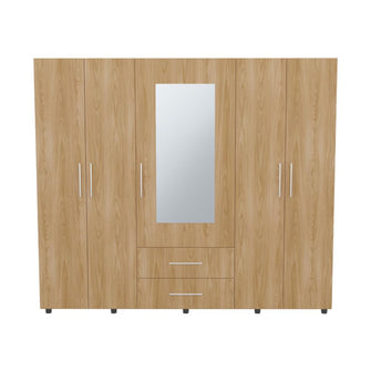 Closet Grays, Fresno Europeo y Blanco Duqueza, puerta con Espejo
