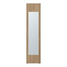 Closet Alma, Fresno Europeo Y Blanco, Con Espejo, una puerta abatible variedad de entrepaños ZF