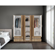Closet Petunia, Fresno Europeo y Blanco, Con Cuatro Organizadores