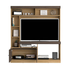 Mesa Para Tv Roy, Fresno Europeo y Milan, con Espacio Para Televisor de 50 Pulgadas