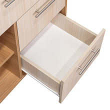 Closet sevilla, Fresno Europeo, con dos puertas abatibles y tres cajones