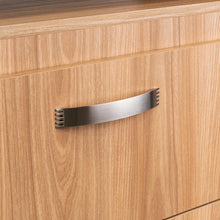 Organizador Barin, Fresno Europeo y Wengue, con compatimentos para objetos decorativos