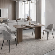 Mesa para Comedor Bangok, Avellana, con Diseño Práctico y Funcional, No Incluye Sillas