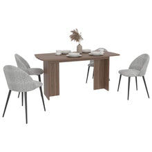 Mesa para Comedor Bangok, Avellana, con Diseño Práctico y Funcional, No Incluye Sillas