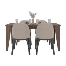Mesa para Comedor Torino 160, Avellana, Diseño Moderno, No Incluye Sillas