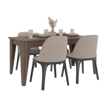 Mesa para Comedor Torino 160, Avellana, Diseño Moderno, No Incluye Sillas