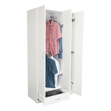 Closet Viltex, Blanco, con un cajon, amplios espacio para ropa