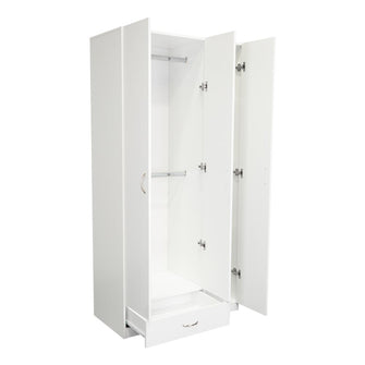 Closet Viltex, Blanco, con un cajon, amplios espacio para ropa