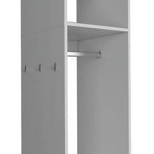 Closet Cuter, Blanco Kronospan, con espejo lateral