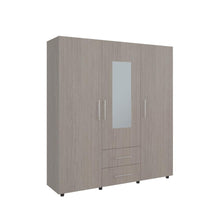 Closet Grays, Positano y Blanco, Puerta Con Espejo