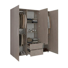 Closet Grays, Positano y Blanco, Puerta Con Espejo