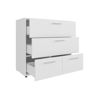 Organizador Apina, Blanco, con cuatro cajones deslizables ZF