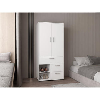 Closet Apina, Blanco, de dos puertas abatibles ZF