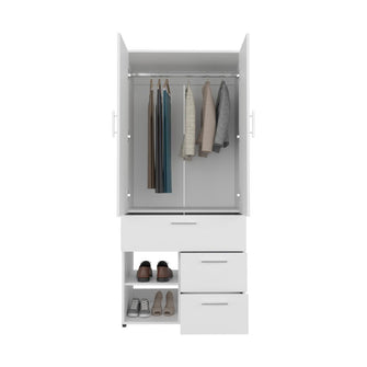 Closet Apina, Blanco, de dos puertas abatibles ZF