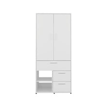Closet Apina, Blanco, de dos puertas abatibles ZF