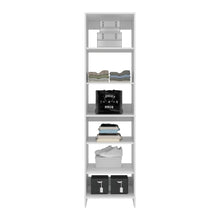 Closet Eco, Kronos Blanco, Con variedad de entrepaños, sin puertas ZF