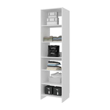 Closet Eco, Kronos Blanco, Con variedad de entrepaños, sin puertas ZF