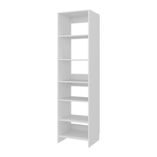 Closet Eco, Kronos Blanco, Con variedad de entrepaños, sin puertas ZF