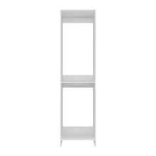 Closet Eco, Kronos Blanco, Con un entrepaño amplio para organizar ropa, sin puertas ZF
