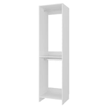 Closet Eco, Kronos Blanco, Con un entrepaño amplio para organizar ropa, sin puertas ZF
