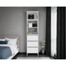 Closet  Eco, Kronos Blanco, Con tres entrepaños y tres cajones amplios para organizar ropa ZF