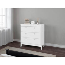 Organizador Newcastle, Blanco, Con tres cajones  ZF