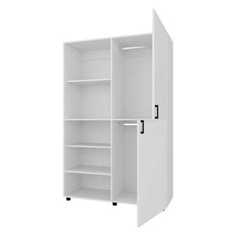 Closet Econo, Blanco Duqueza, Pequeño con amplios espacios para guardar ropa ZF