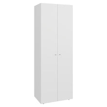 Closet Beico, Blanco Duqueza, con dos Puertas Abatibles y cuatro entrepaños ZF