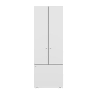 Closet Beico II, Blanco Duqueza, con tres Puertas Abatibles y cuatro entrepaños