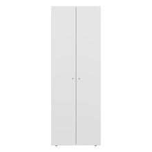 Closet Beico, Blanco Duqueza, con dos Puertas Abatibles y cuatro entrepaños