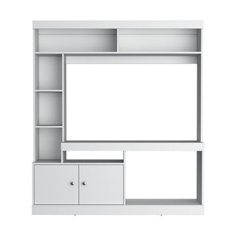 Mesa Para Tv Roy, Blanco Duqueza, con Espacio Para Televisor de 55 Pulgadas
