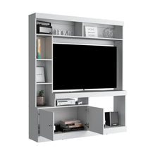 Mesa Para Tv Roy, Blanco Duqueza, con Espacio Para Televisor de 55 Pulgadas