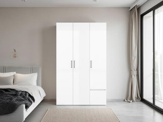 Closet Kenvil, Blanco Duqueza, con un cajon y tres puertas