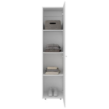 Closet Alma, Blanco Duqueza , Una puerta abatible y entrepaños para guardar ropa ZF