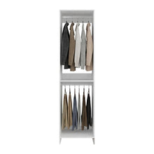 Closet Independiente 30, Blanco, Con 2 amplios compartimentos multiusos ZF