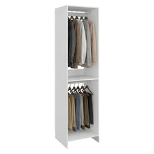 Closet Independiente 30, Blanco, Con 2 amplios compartimentos multiusos ZF